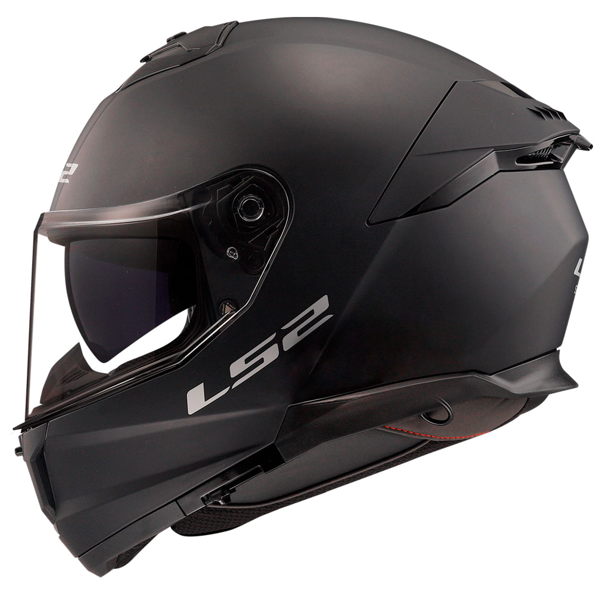 Capacete LS2 FF808 Stream 2 Monocolor Preto Fosco